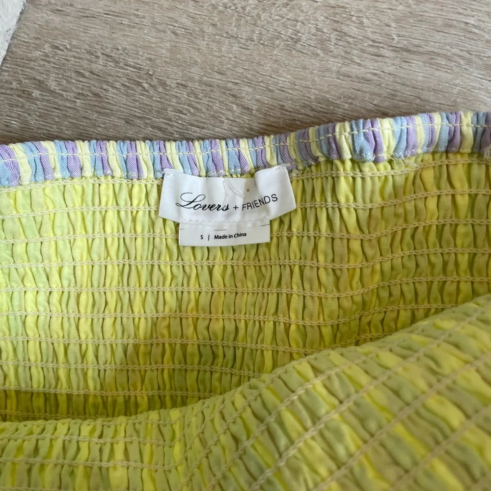 Lovers and friends piper smocked mini dress - Picture 3 of 6